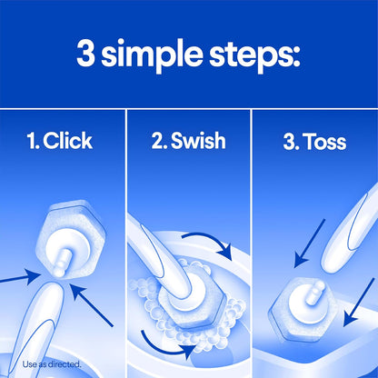 Clorox ToiletWand Disposable Toilet Cleaning System, Spring Cleaning Essential, ToiletWand, Storage Caddy, and 16 Disinfecting ToiletWand Scrubbing Pad Refills