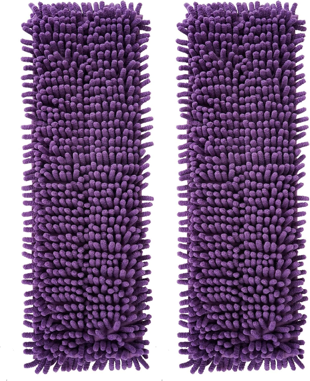 AmaVins 2 Pack Pet System Microfiber Sweeping Pad, Reusable Pet Replacement Mop Pad for Bona Mop & Multi-Surface Floors, 18 Inch Washable Cleaning & Dusting Pads, Attracts & Picks Up Pet Hair