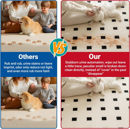 Stain & Strong Odor Eliminator, Enzyme Cleaner, Pet Odor Eliminator for Home - Carpet Stain Remover for Cats & Dog Pee - Urine Destroyer - Carpet Cleaner Spray Clear (Unscented)