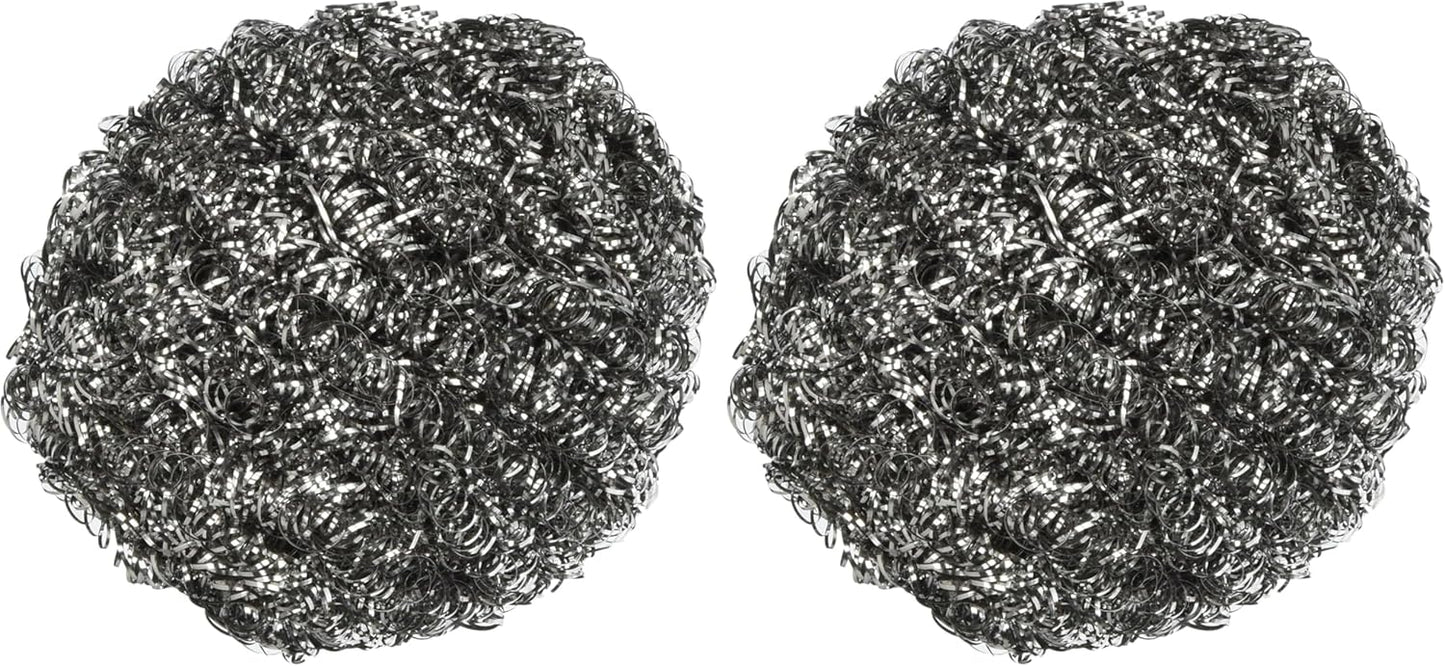 Winco Stainless Steel Scrubbing Sponge, 105g