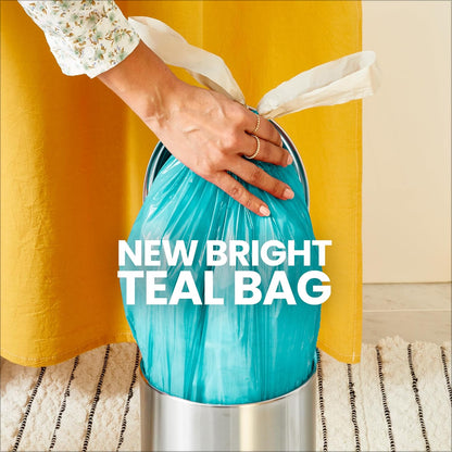 Glad Small Trash Bags 4 Gallon, Febreze Sweet Citron & Lime Garbage Bags, Odor Resistant with Drawstring, 80 Count