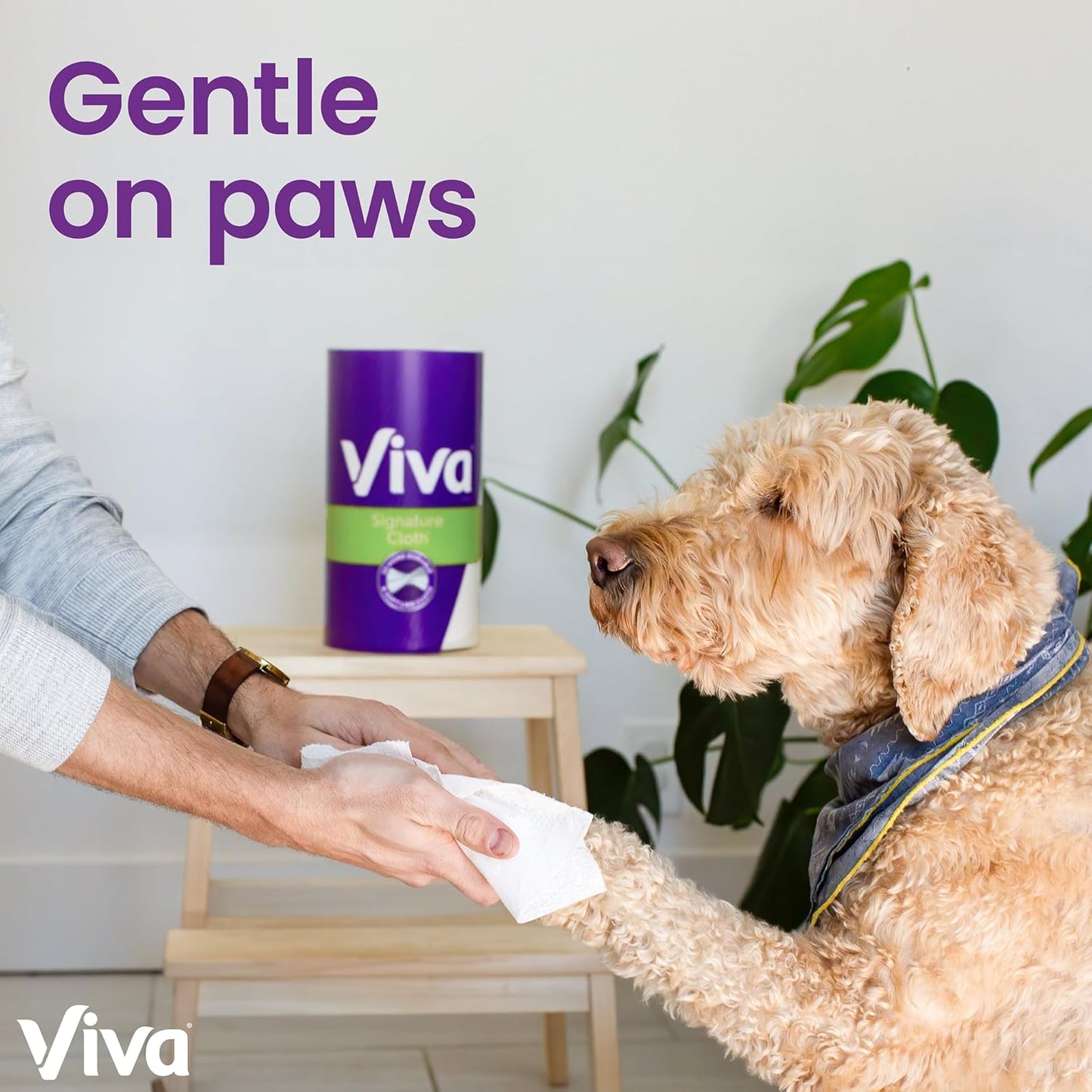 Viva Multi-Surface Cloth Paper Towels, Choose-A-Sheet Size, 12 Triple Rolls, 165 Sheets per Roll (Packaging May Vary)