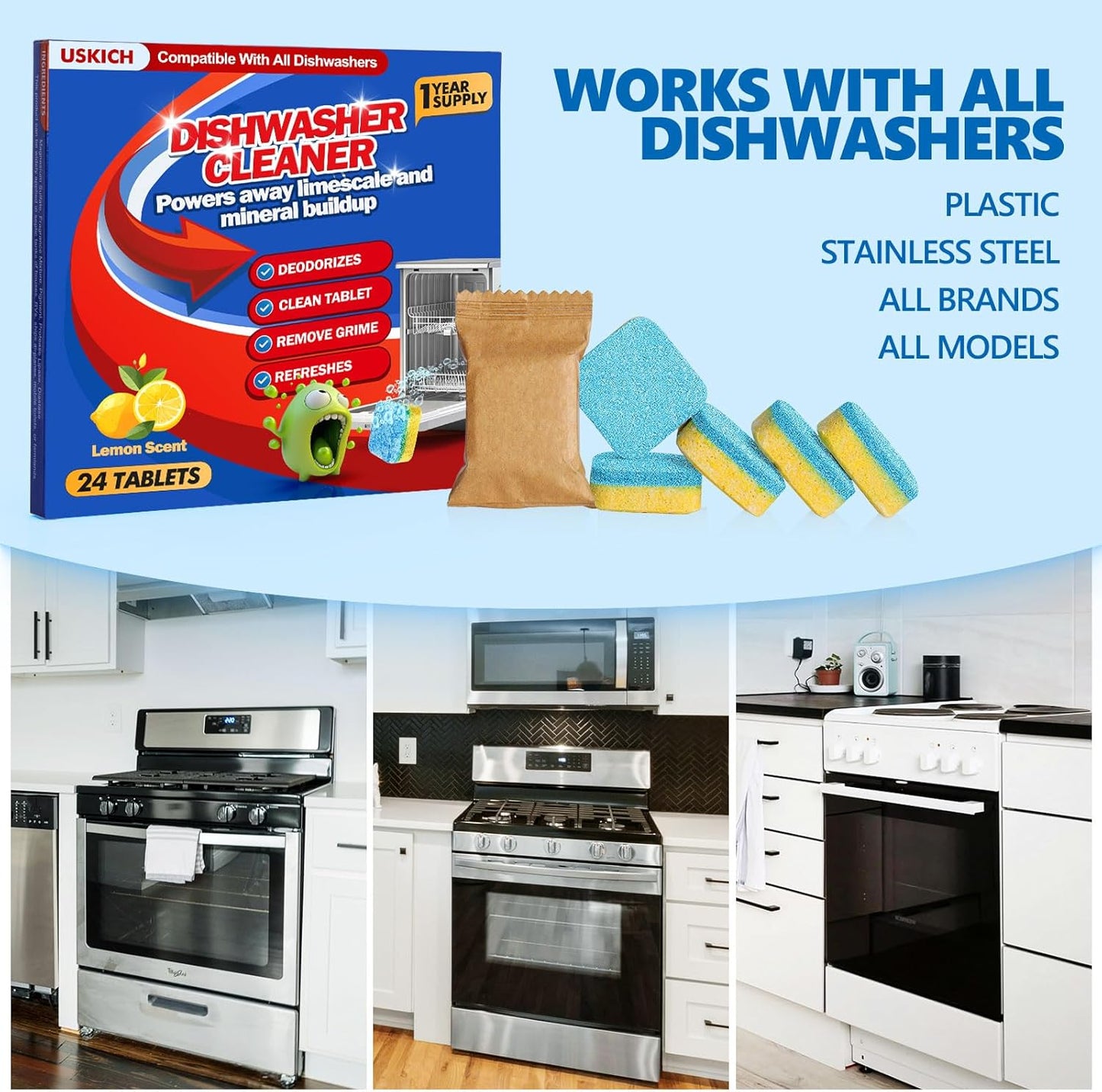 200 Count Dishwasher Pods, No Pre-Rinse Dishwasher Detergent Soap On Stain and Grease, Leaving a Virtually Spotless Shine,Dishwasher Detergent for Deep Cleaning