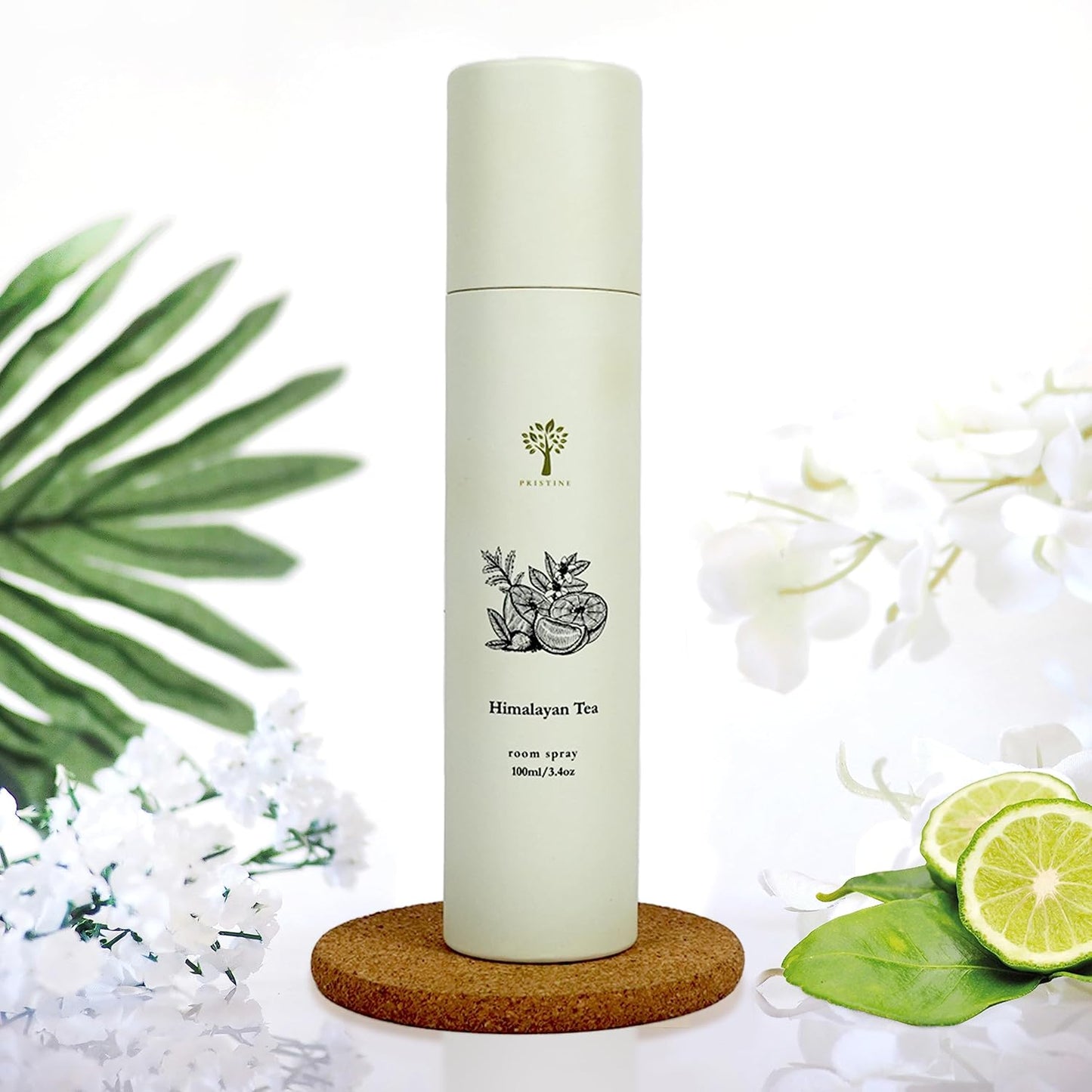 PRISTINE Swiss Château/Inspired by Hilton Hotel Linen & Room Spray Air Freshener, Made With Essential Oils, Tangerine, Raspberry, Cedarwood Scent, 3.4oz Pillow Spray