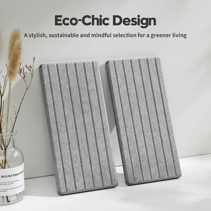 2PCS Water Absorbing Stone Drying Tray Mat for Bathroom Sink & Kitchen Counter Faucet Organizer, Quick Dry Dish Rack Soap Dispenser Sponge Holder, Vanity Sink Caddy Bar Coaster, Ivory White 8“x 4”