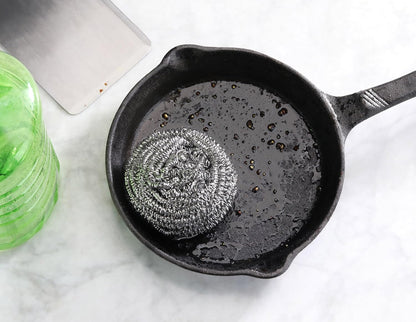 New Star Foodservice 54460 Extra Large (50 Grams) Stainless Steel Sponges Scrubbers, Set of 12
