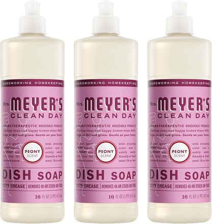 MRS. MEYER'S CLEAN DAY Liquid Dish Soap, Lemon Verbena, 16 fl. Oz