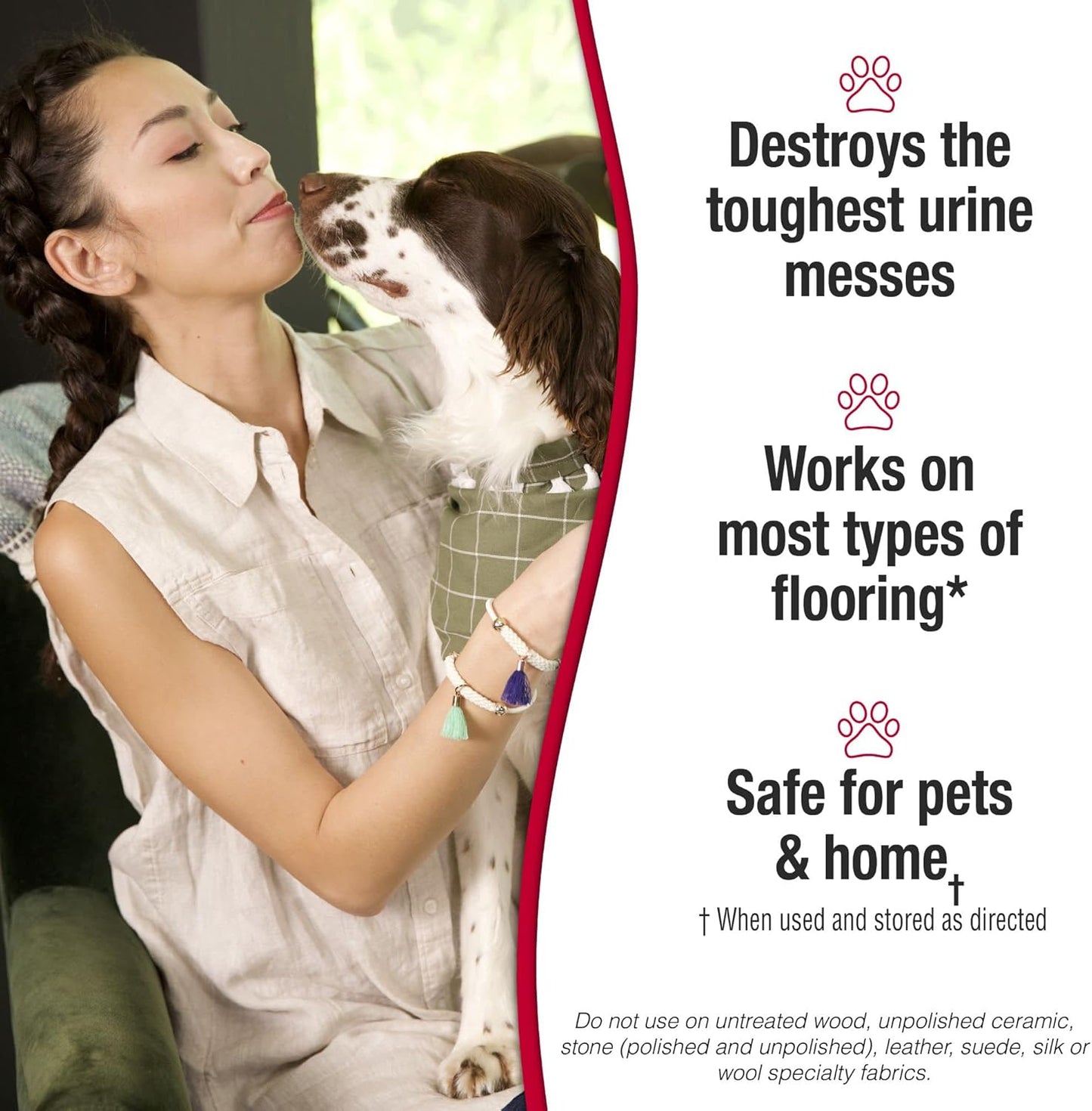 Nature's Miracle Urine Destroyer Plus for Dogs, Enzymatic Formula for Severe Dog Urine Stains, 32 oz