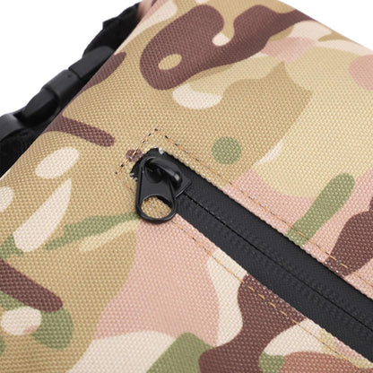 Large Capacity Canvas Portable Camping Wet Wipe Dispenser for Office Car Home Travel Hangable Wipe Holder (Camouflage Green)