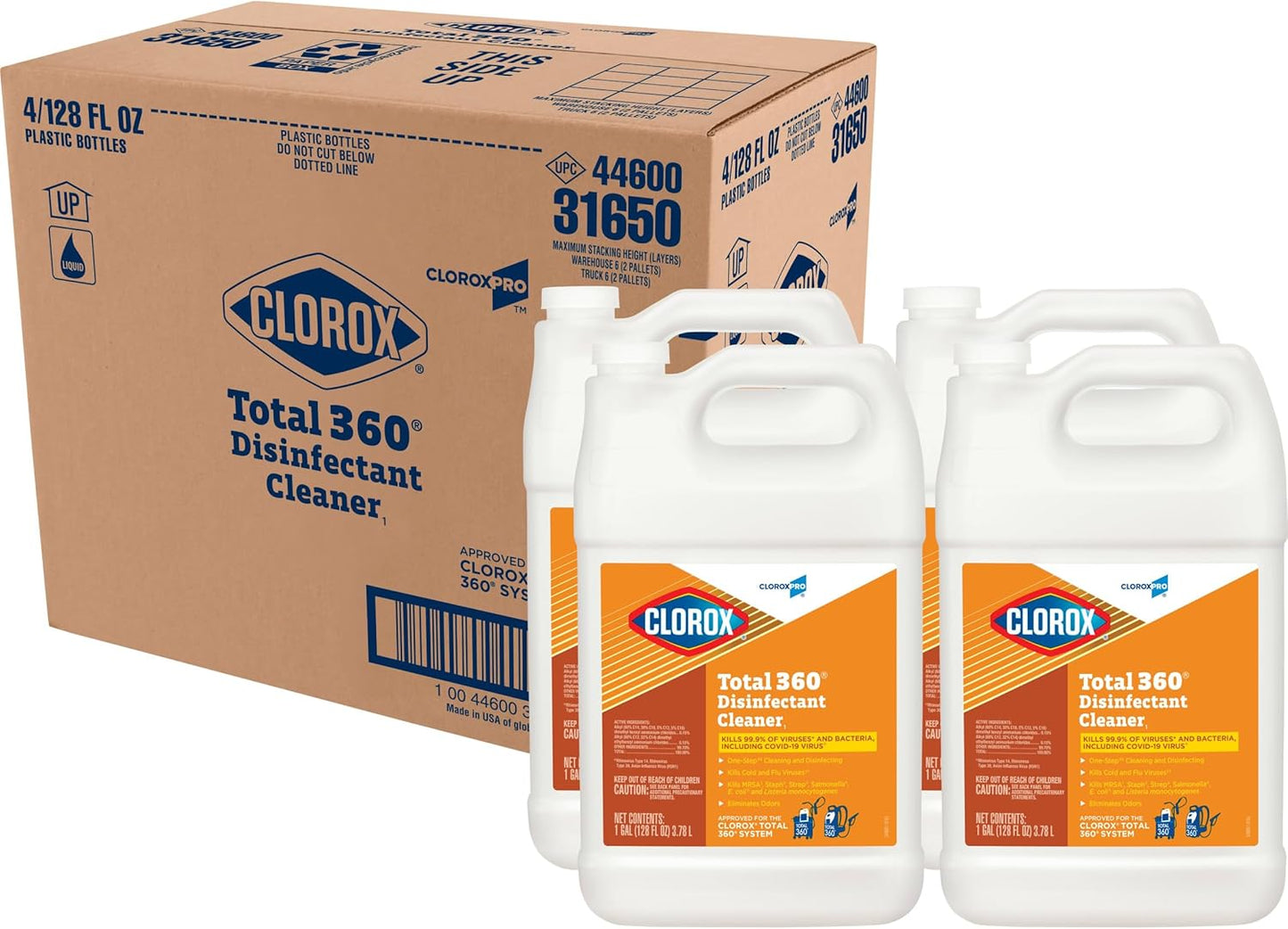 CloroxPro™ Clorox Total 360® Disinfectant Cleaner, 128 Ounces
