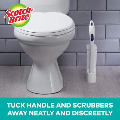 Scotch-Brite Disposable Toilet Scrubber Refills, Removes Rust & Hard Water Stains, 10 Disposable Refills Blue