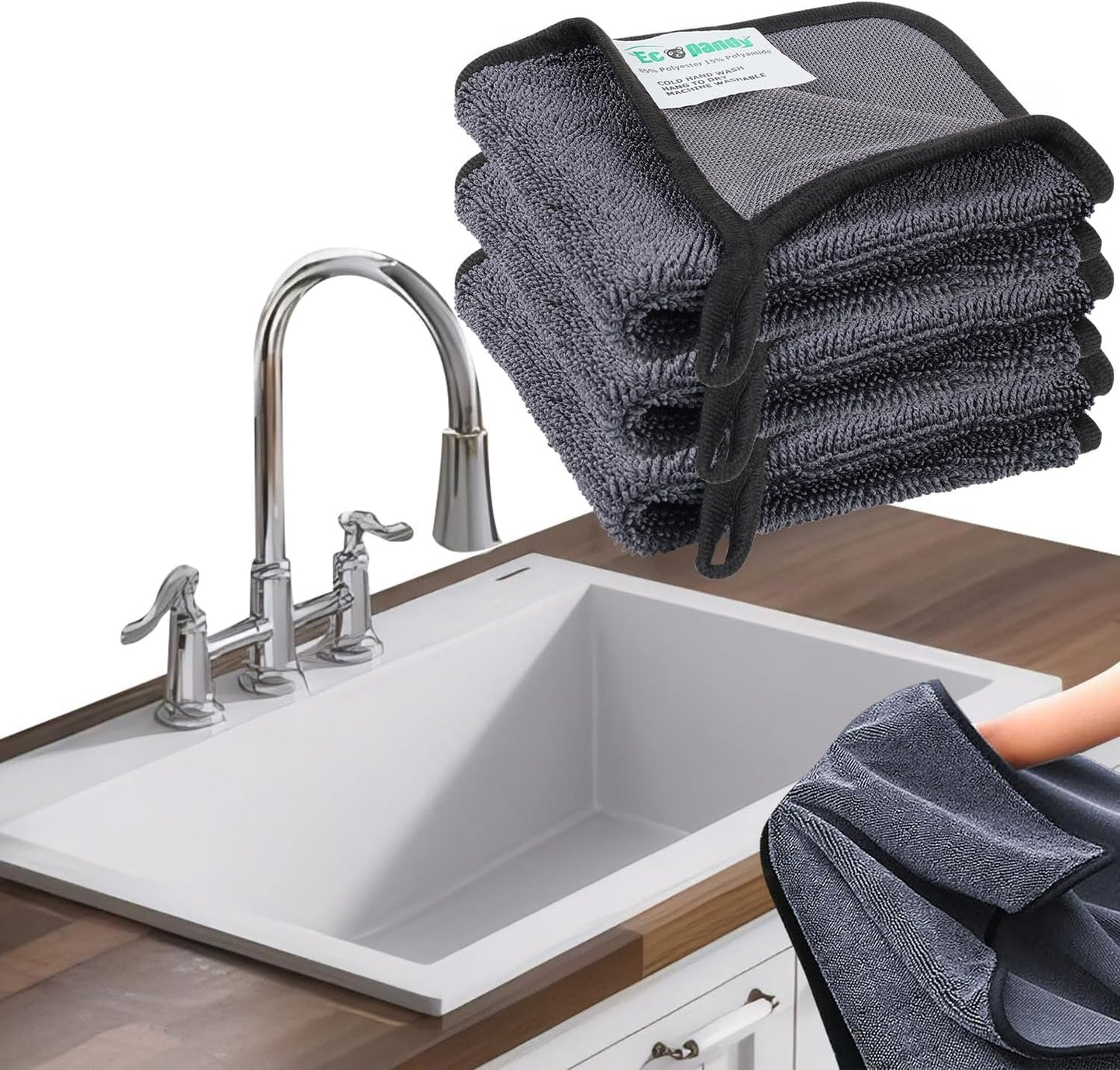 Cleaning Wipes Cloths,5pcs Cleaning Drying Towels,Shower Doors Drying Towels,12 * 10” Streak Free Glass Window Car Mirror Super Absorben Microfiber Cleaning Cloths Cleaner(5pcs grey12*10”)