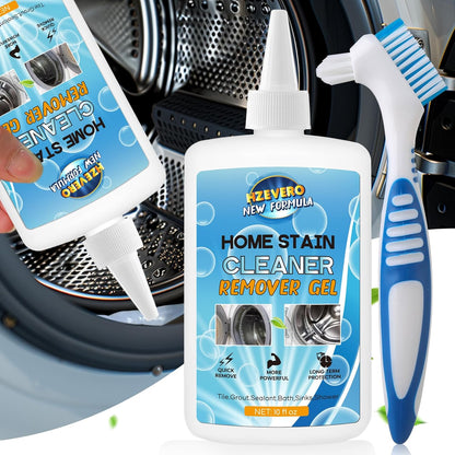 Mold Stain Remover Gel, Washing Machine Cleaner for Front Loader Washer Gasket Rubber Seal Home Stain Removal Gel for Grout, Caulk, Refrigerator, Shower, Bathtub, Bathroom Cleaning Solution (5 Fl Oz)