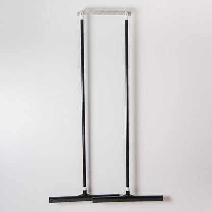 SPARTA 3656803 Plastic Floor Squeegee, Shower Squeegee, Heavy Duty Squeegee With Rubber Blade For Windows, Glass, Shower Doors, Floors, Windshields, 24 Inches, Black