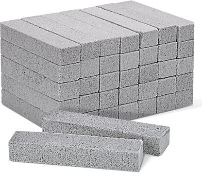 10 Pack Pumice Stone for Cleaning, Pumice Stone for Toilet Cleaning Bowl Stick, Heavy Duty Strong Pumice Cleaning Bar for Bathtubs, Kitchen Sink, Grill, Household (5.9 x 1.4 x 0.9 Inches)