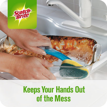 Scotch-Brite Heavy Duty Dishwand Refills, Keep Your Hands Out of Dirty Water, 2 Refills