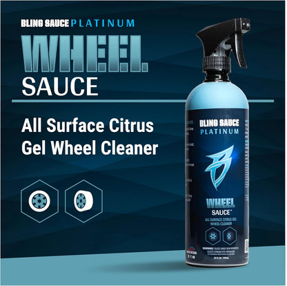 Bling Sauce Platinum Spots Sauce, Heavy-Duty Hard Water Spot Remover for Cars, Trucks, SUVs, 24oz.