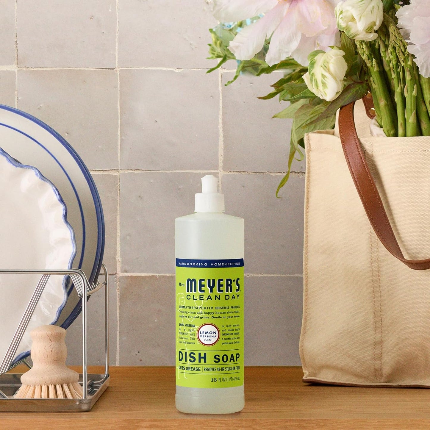 Mrs. meyer's clean day dish soap, 16 fl oz
