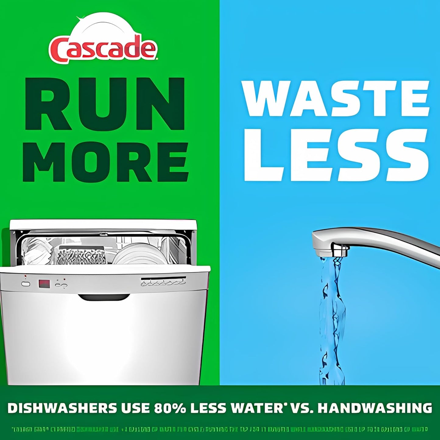 Cascade Complete All-In-1 Gel Dishwasher Detergent, 2 Pack, Citrus Breeze Scent with Dawwn Grease Fighting Power, for 24 Hour Stuck on Food, 75 Oz Each