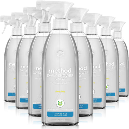 Method Daily Shower Cleaner Spray, Ylang Ylang, For Showers, Tile, Fixtures, Glass and Tubs, 28 oz spray bottle (Pack of 1)