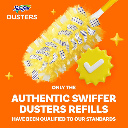 Swiffer Dusters Heavy Duty, Multi-Surface Duster Refills for Cleaning, Lavender, 6 Count