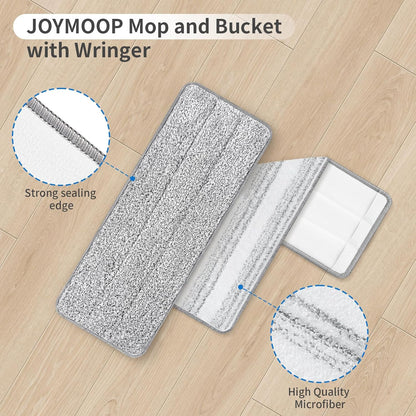 10Pcs Mop Replacement Pads,Compatible with Libman Rinse 'n Wring Mop Universal Mop Pads Mop Head Refills Washable Wet Mop,Compatible with Most 11-13” Size Mops