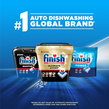 Finish Power Dishwasher Pods, No Pre-Rinse Dishwasher Detergent Soap For Deep Clean & Shine with Degreasing Power, 43 Count