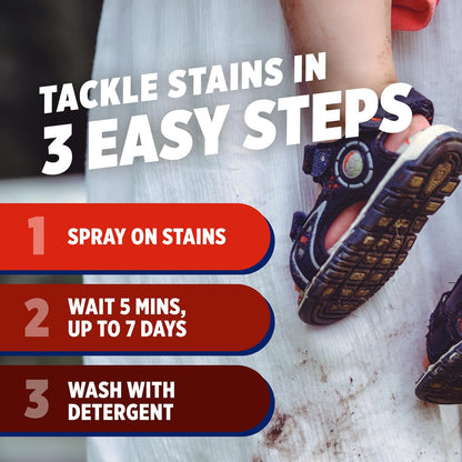 OxiClean Max Force Laundry Stain Remover Spray, Newborn & Baby Essentials, Stain Treater, 12 fl oz, 3-Pack
