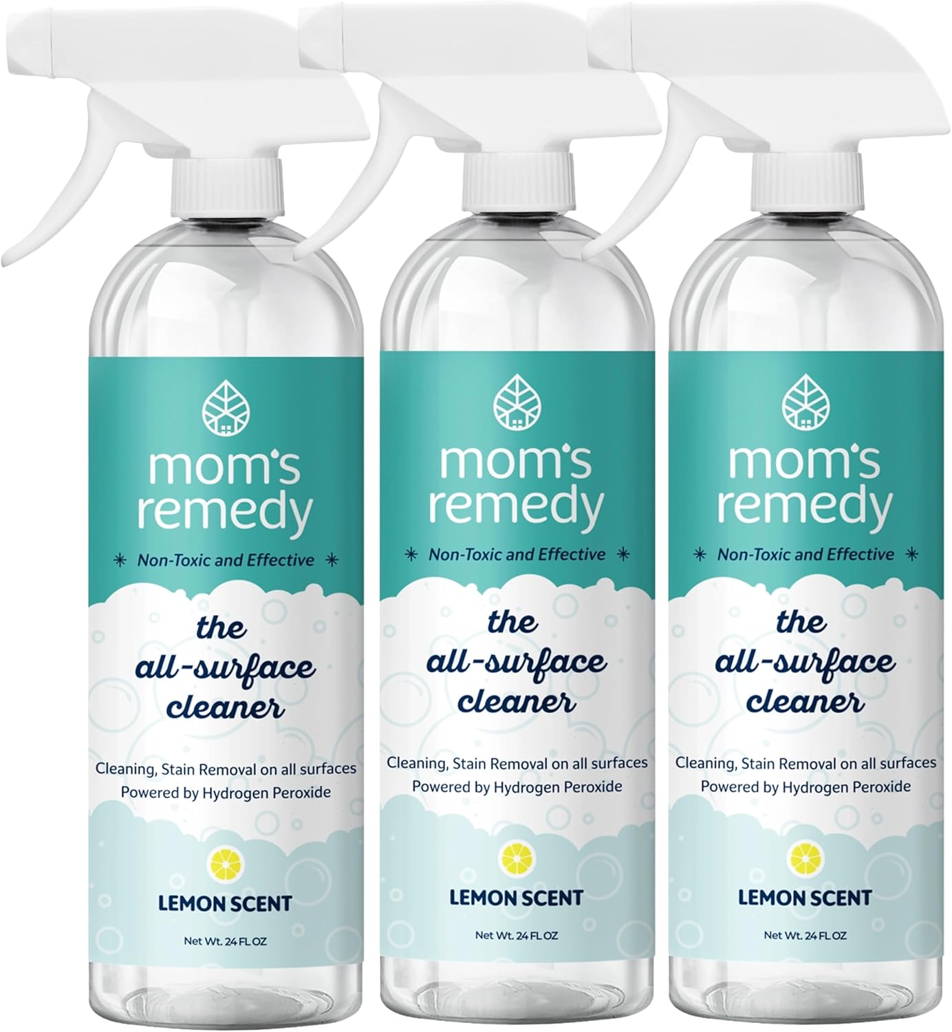 MOMREMEDY Hydrogen Peroxide All Purpose Cleaning Spray | Multipurpose Home Cleaner | Fabric and Laundry Stain Remover | All Surface Kitchen and Bathroom | Non Toxic