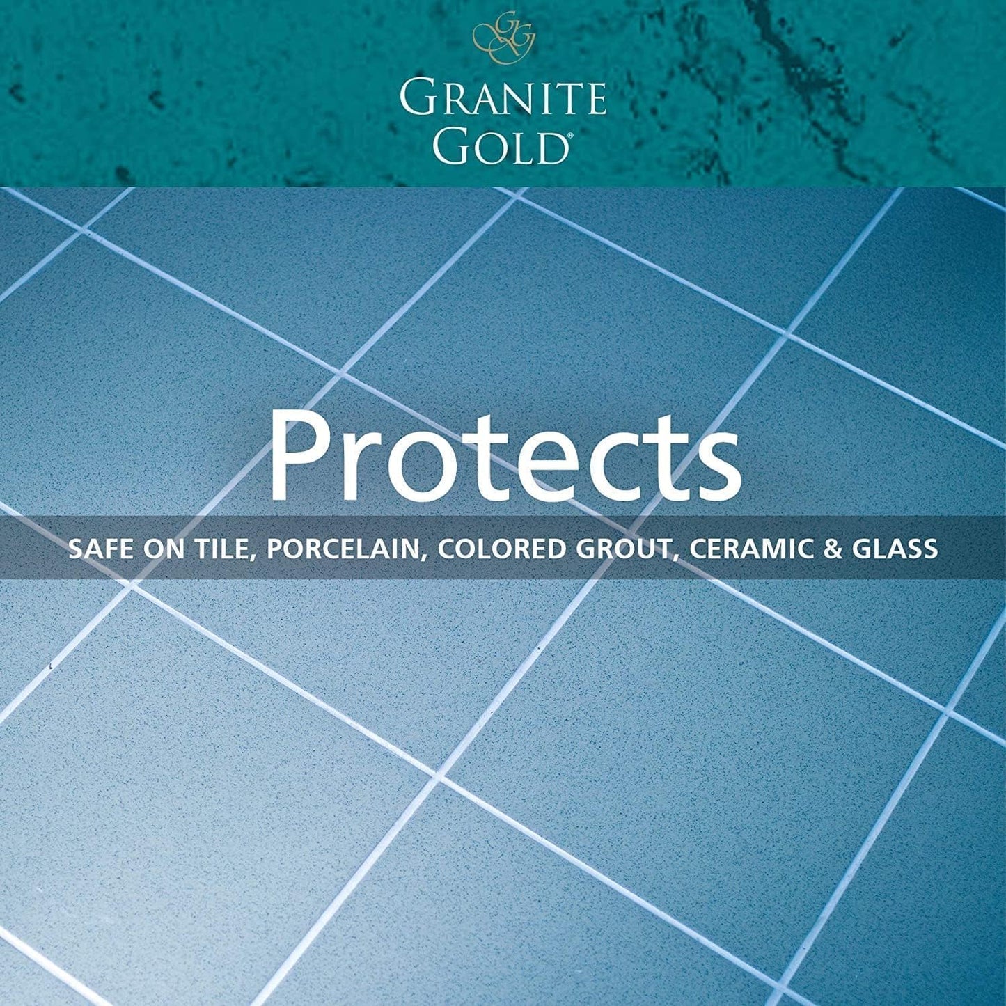 Granite Gold Grout Cleaner Spray with Brush for Stone, Ceramic, Glass & Colored Grout, 64 Fluid Ounces + 24 Fluid Ounces + 4 brushes