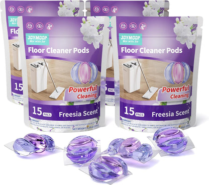 JOYMOOP Floor Cleaner for Mopping, 30 PCS Mopping Solution, Hardwood Floor Cleaner, Works Perfectly with Mop Bucket