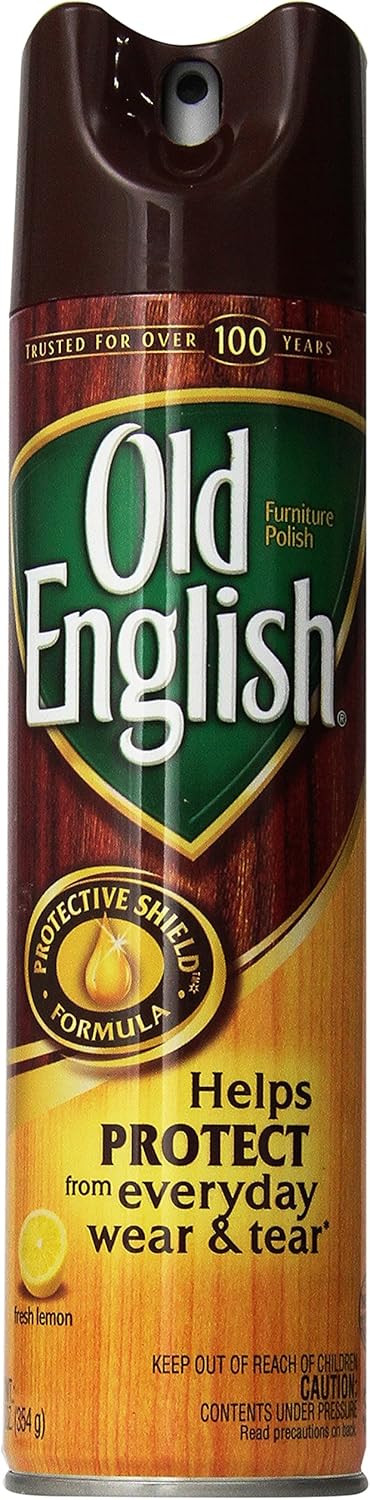 Old English Aerosol Furniture Polish - Lemon - 12.5 oz
