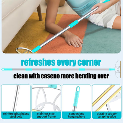 Deep Cleaner Pro Pet Hair Remover-Special Cat Hair Remover Multi Fabric Edge and Carpet Rake Scraper by LINTPLUS-Dog Hair Remover for Rugs,Couch & Pet Towers-Easy to Every Hair!