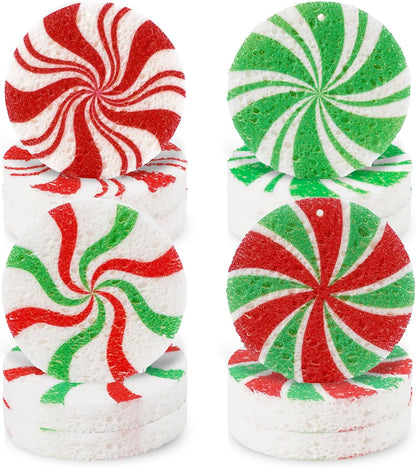 Whaline 8Pcs Starfish Shell Kitchen Sponges Water Absorbing Dish Washing Sponge Summer Sea Snail Starfish Shell Non Scratch Cleaning Scrub Sponges for Summer Home Kitchen Bathroom