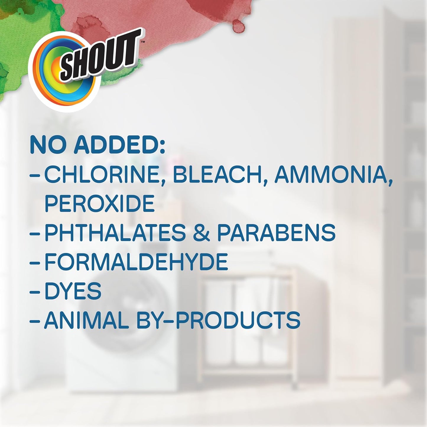 Shout Active Enzyme Laundry Stain Remover Spray for Clothes, Triple-Acting Formula Clings, Penetrates, and Lifts Tough & Everyday Stains - Prewash Refill 60oz (1.7L)