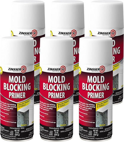 qt Zinsser 276087 White Zinsser, Mold Killing Primer Water-Based Mold Killing Primer