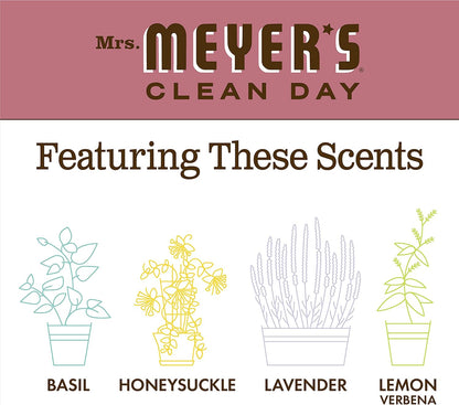 MRS. MEYER'S CLEAN DAY Liquid Dish Soap, Honeysuckle Scent, 16 Fl Oz Bottle