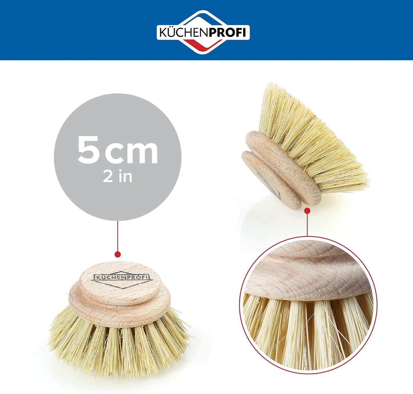Küchenprofi Classic Dishwashing Brush, Stainless Steel, K1109432800