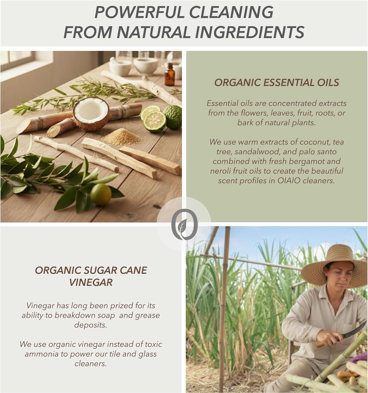 Non-Toxic Tub, Tile & Shower Cleaner - Natural Organic Ingredients that Truly Perform - 24oz - Light Coconut, Citrus & Wood Scent