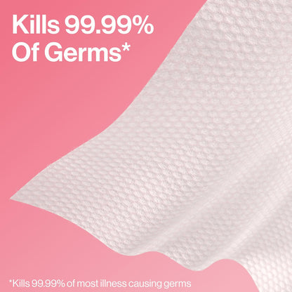 The Honest Company Fragrance-Free Sanitizing Alcohol Wipes, Antibacterial with Aloe, Kills 99% of Germs, 150 Count