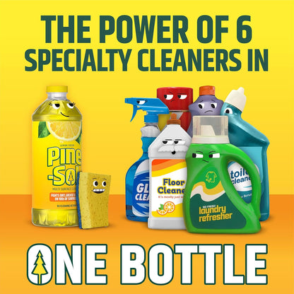Pine-Sol Multi-Surface Cleaner, Lemon Fresh, 14 Fluid Ounces (Pack May vary)