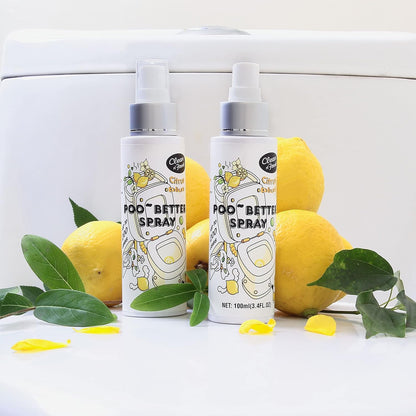 Clean-n-Fresh Toilet Spray, Wild Peony Scent, Bathroom Odor Eliminator & Air Freshener For Room, Trash Cans, Shoes, Fabrics, 3.4 Fl Oz(2 Pack)