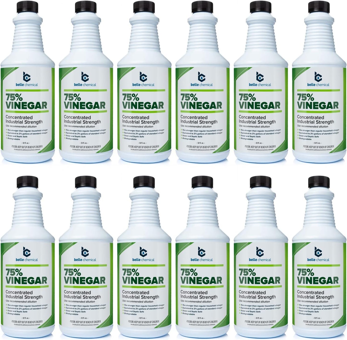 75% Pure Vinegar - Concentrated Industrial Grade 32oz