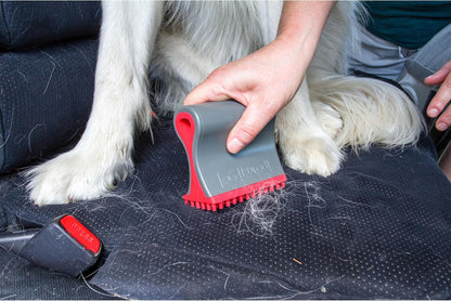 Kurgo Shed Sweeper - Dog Hair Remover for Car, Carpet, & Upholstery - Lightweight Silicone Brush - Reusable Pet Hair Removal Tool - Easy to Clean - Grooming Accessory for Home or Auto