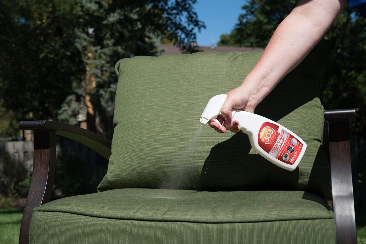 303 Multi-Surface Cleaner - Safely Cleans All Water Safe Surfaces - Ultimate Cleaning Power - Rinses Residue Free - Recommended By Sunbrella, 16 fl. oz. (30445CSR) Packaging May Vary