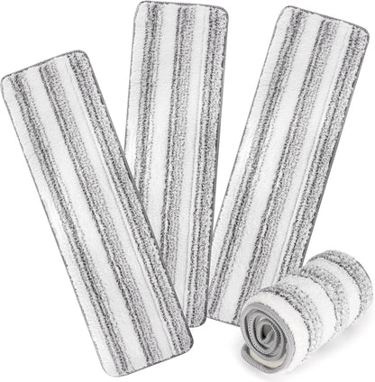 3 Pack Microfiber Reusable Mop Pads, Wet/Dry Floor Cleaning Refill Mop Pads, Spray Mop Hard Wood Floor Mop Pads Refills, Machine Washable Power Mop Pads Replacement