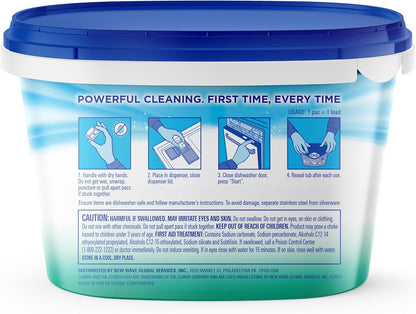 Clorox Triple Action Dishwasher Detergent Pacs, 16 Count Dishwashing Pacs, Fresh Scent