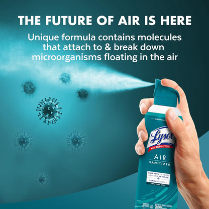 Lysol Bundle containing x2 Lysol Disinfectant Spray for Hard and Soft Surfaces, Crisp Linen, 19 Fl. Oz + Lysol Air Sanitizer Spray, For Air Sanitization and Odor Elimination, White Linen, 10 Fl. Oz