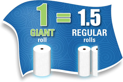 Sparkle Pick-A-Size Paper Towels, 6 Double Rolls (660 Sheets Total) - Strong 2-Ply Towels for Kitchen Cleanup and Everyday Messes