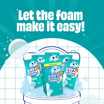 Scrubbing Bubbles Easy Clean Foaming Toilet Bowl Cleaner, Easy Toilet Drop In Powder Pouches, 100g (5 Pouches)